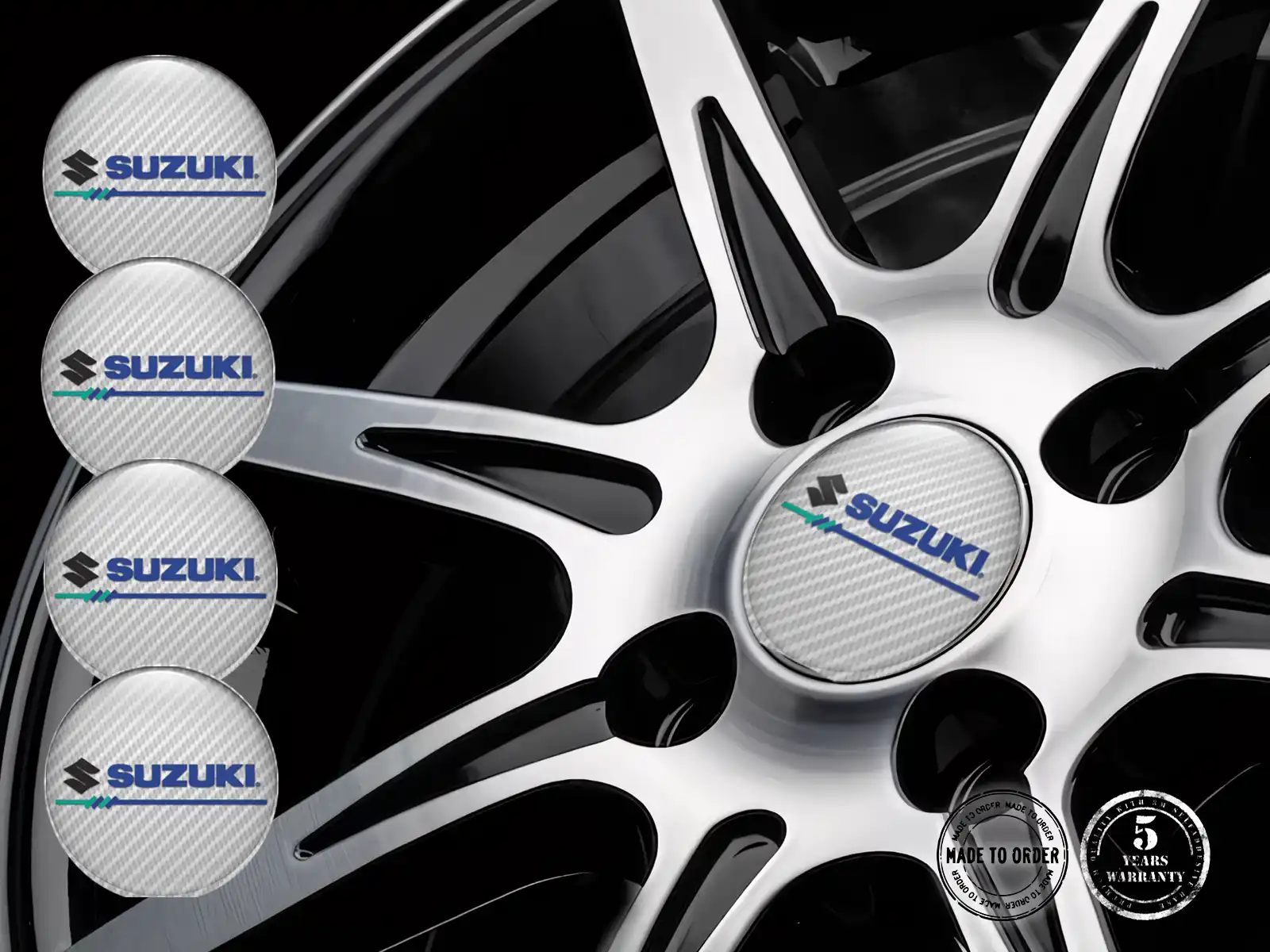 Suzuki Radaufkleber Ausgabe Individuelle Harzaufkleber